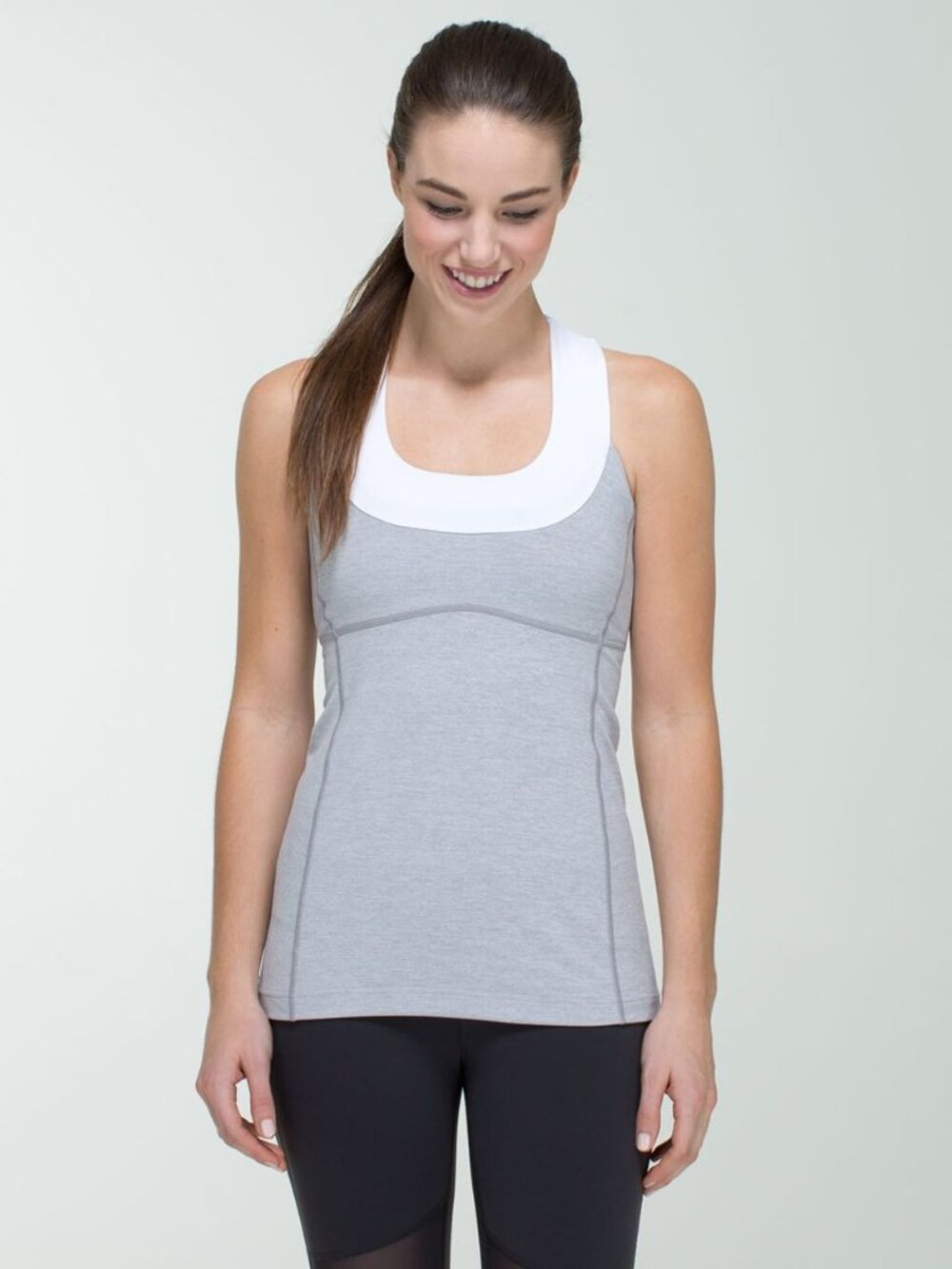 Lululemon Gray Halter Tank Top